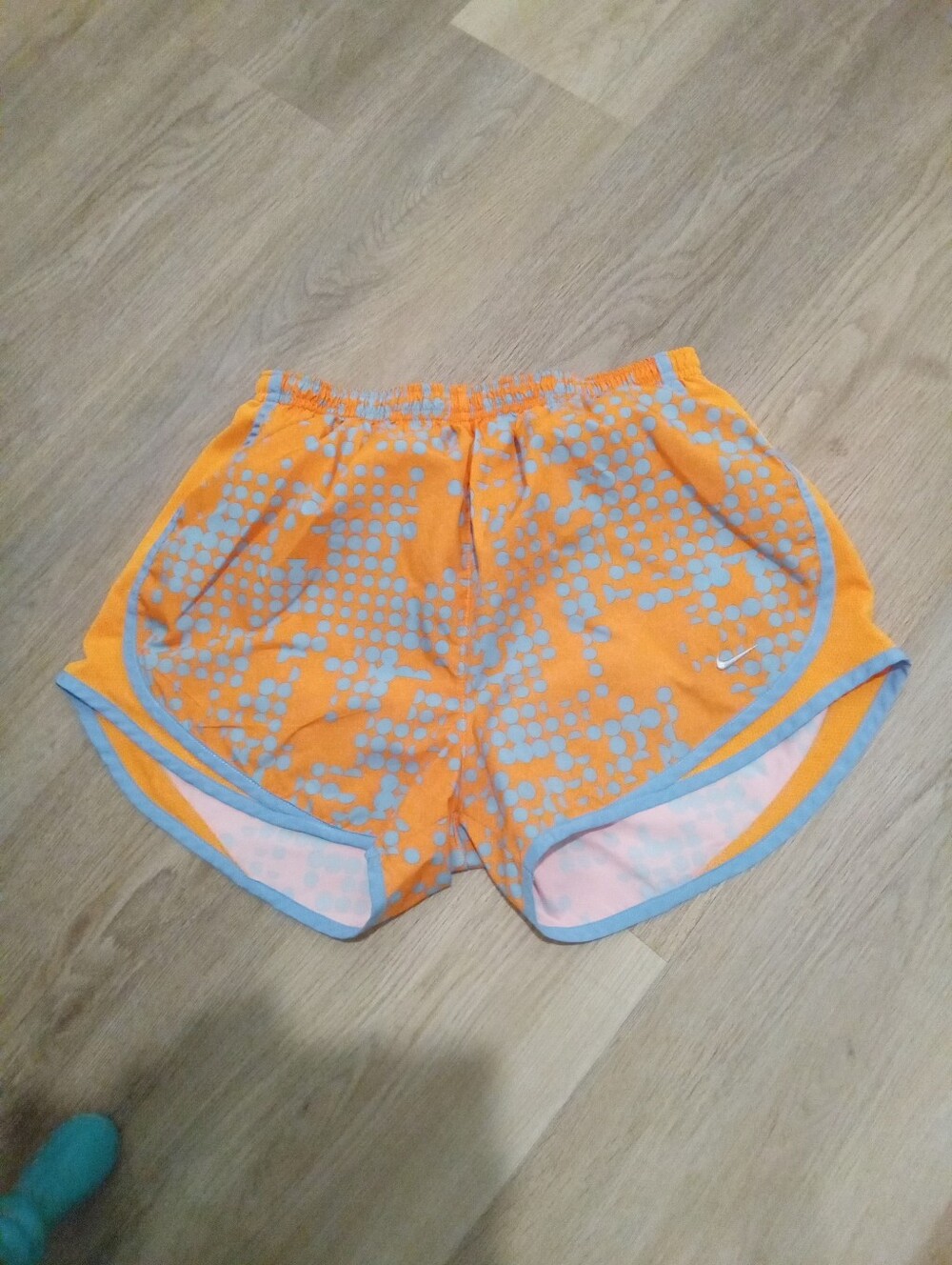 Nike Sz S Dri-Fit Orange Running Activewear Performance w/Panty